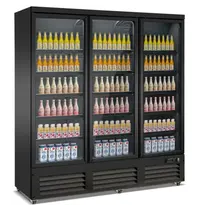 CombiSteel Vrieskast | 1500L | Zwart | -18°C/-22°C | Geforceerd | Draaideuren | Wielen | 1880x705x2050(h)mm