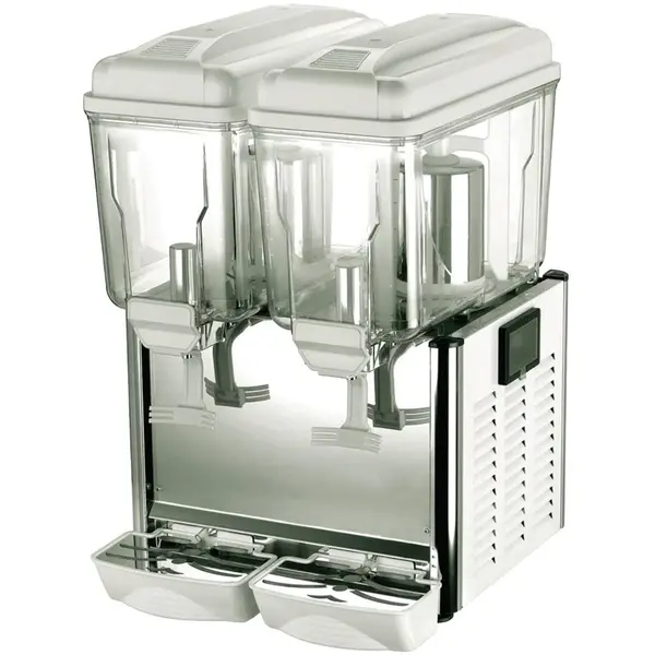 Gekoelde Drankendispenser | G-SERIE | Grijs/RVS | 2x 12L | 0°C/+10°C | 420x450x635(h)mm