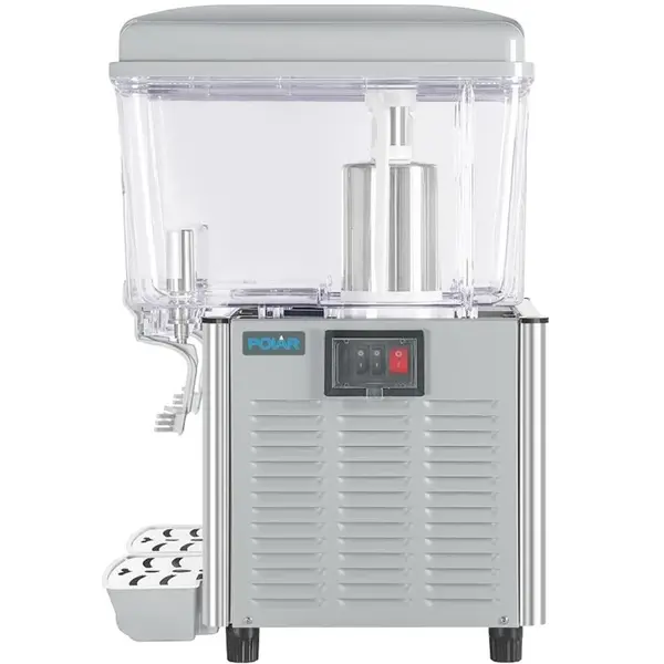 Gekoelde Drankendispenser | G-SERIE | Grijs/RVS | 2x 12L | 0°C/+10°C | 420x450x635(h)mm