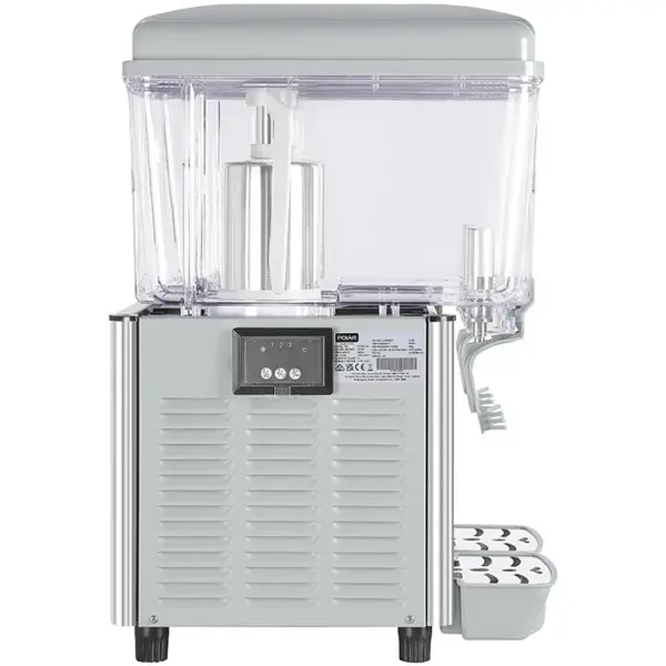 Gekoelde Drankendispenser | G-SERIE | Grijs/RVS | 2x 12L | 0°C/+10°C | 420x450x635(h)mm