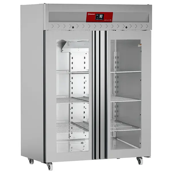 Koelkast | GASTRO LINE EVO | 1400L (2/1 GN) | RVS | +1°C/+8°C | Geforceerd | Draaideuren | Wielen (Geremd) | 1440x840x2020(h)mm