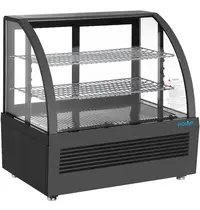 Polar Koelvitrine | C-SERIE | Energiezuinig | 100L | Zwart | +2°C/+10°C | Geforceerd | 3 Niveaus | 705x472x687(h)mm