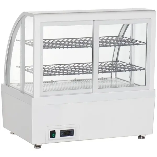 Koelvitrine | C-SERIE | 100L | Wit | +2°C/+10°C | Geforceerd | 3 Niveaus | 705x472x687(h)mm