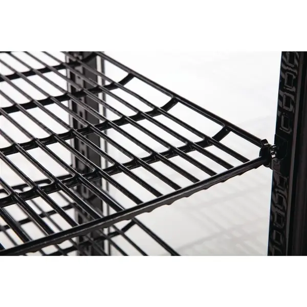 Koelvitrine | C-SERIE | Energiezuinig | 235L | Zwart | 0°C/+12°C | Geforceerd | 5 Niveaus | 515x485x1690(h)mm