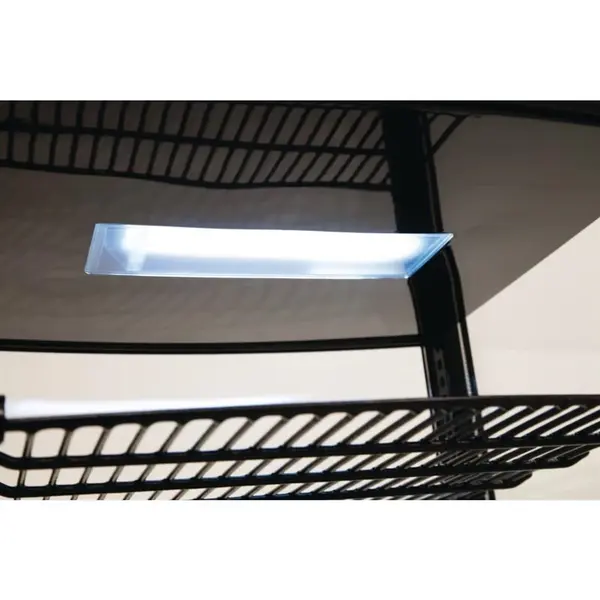 Koelvitrine | C-SERIE | Energiezuinig | 86L | Zwart | 0°C/+12°C | Geforceerd | 4 Niveaus | 429x425x980(h)mm