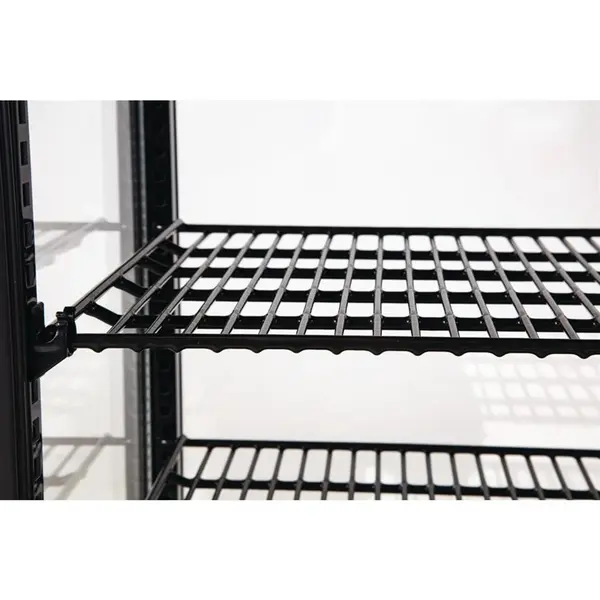 Koelvitrine | C-SERIE | Energiezuinig | 68L | Zwart | 0°C/+12°C | Geforceerd | 4 Niveaus | 428x386x885(h)mm