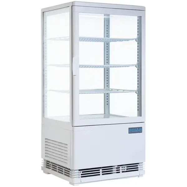Koelvitrine | C-SERIE | Energiezuinig | 68L | Wit | 0°C/+12°C | Geforceerd | 4 Niveaus | 428x386x885(h)mm