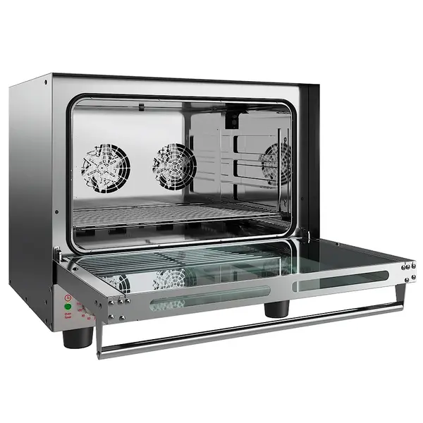 Heteluchtoven | 4 Niveaus (1/1 GN) | Elektrisch | 50°C/270°C | 3.2kW (230V) | 662x643x603(h)mm