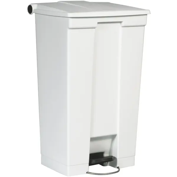 Pedaalemmer | CLASSIC | Kunststof | Wit | 87L | Klapdeksel | HACCP | 502x410x826(h)mm