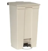 Rubbermaid Pedaalemmer | CLASSIC | Kunststof | Beige | 87L | Klapdeksel | HACCP | 502x410x826(h)mm