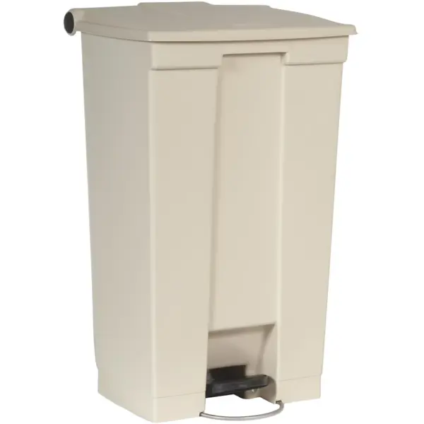 Pedaalemmer | CLASSIC | Kunststof | Beige | 87L | Klapdeksel | HACCP | 502x410x826(h)mm