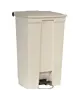 Rubbermaid Pedaalemmer | CLASSIC | Kunststof | Beige | 87L | Klapdeksel | HACCP | 502x410x826(h)mm 
