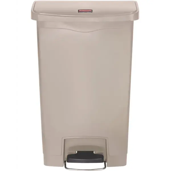 Pedaalemmer | SLIM JIM | Kunststof | Beige | 50L | Klapdeksel | 456x292x719(h)mm