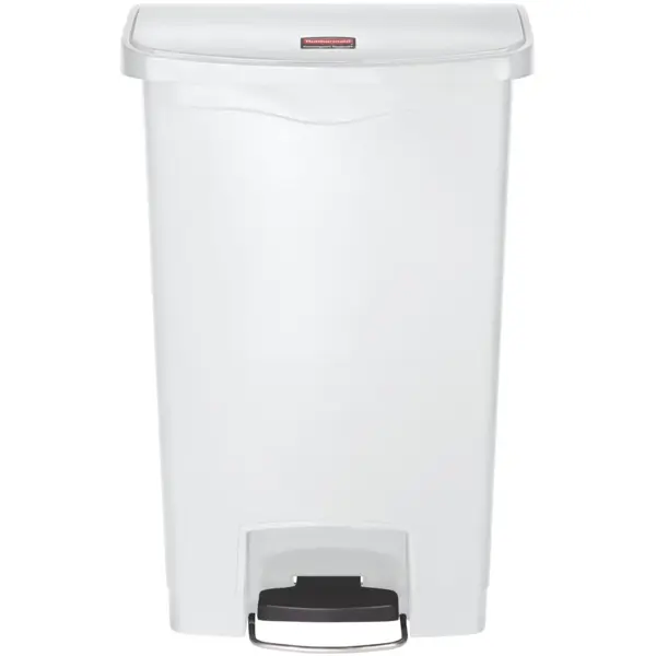 Pedaalemmer | SLIM JIM | Kunststof | Wit | 50L | Klapdeksel | 456x292x719(h)mm