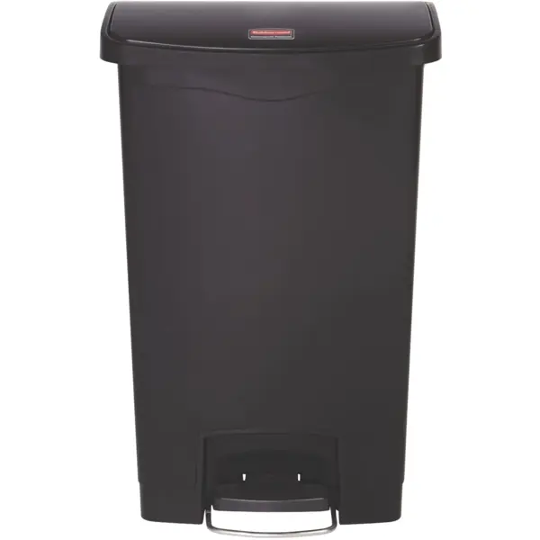 Pedaalemmer | SLIM JIM | Kunststof | Zwart | 50L | Klapdeksel | 456x292x719(h)mm