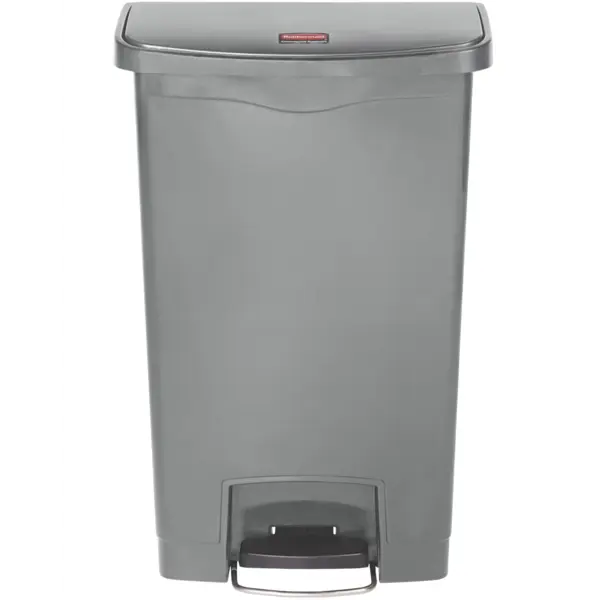 Pedaalemmer | SLIM JIM | Kunststof | Grijs | 50L | Klapdeksel | 456x292x719(h)mm