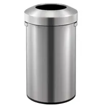 EKO Afvalbak | URBAN BIN | RVS | 90L | Open | Anti Fingerprint | Ø448x750(h)mm