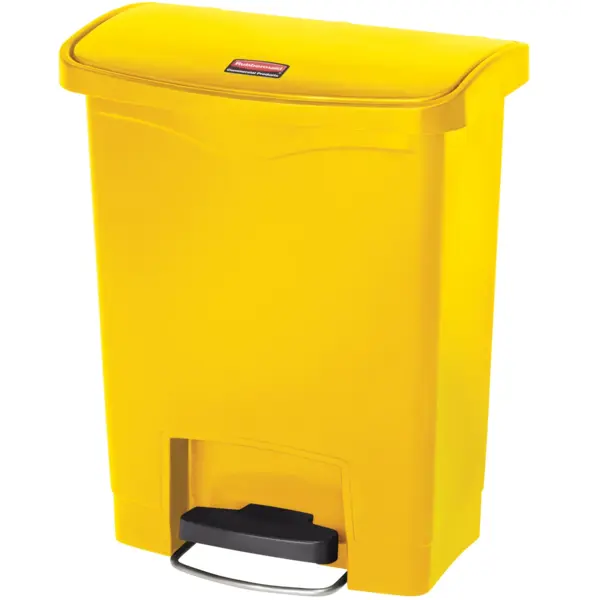 Pedaalemmer | SLIM JIM | Kunststof | Geel | 30L | Klapdeksel | 425x271x536(h)mm