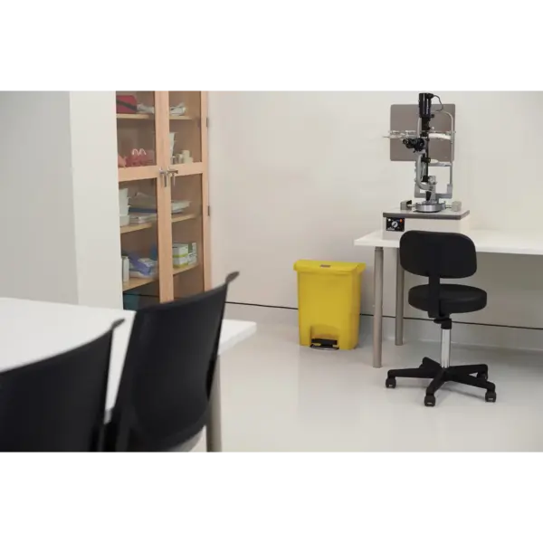 Pedaalemmer | SLIM JIM | Kunststof | Geel | 30L | Klapdeksel | 425x271x536(h)mm