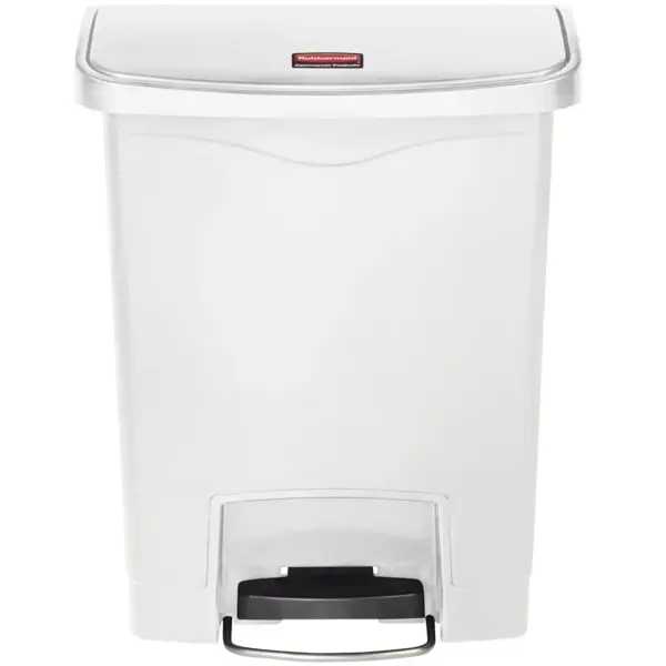 Pedaalemmer | SLIM JIM | Kunststof | Wit | 30L | Klapdeksel | 425x271x536(h)mm