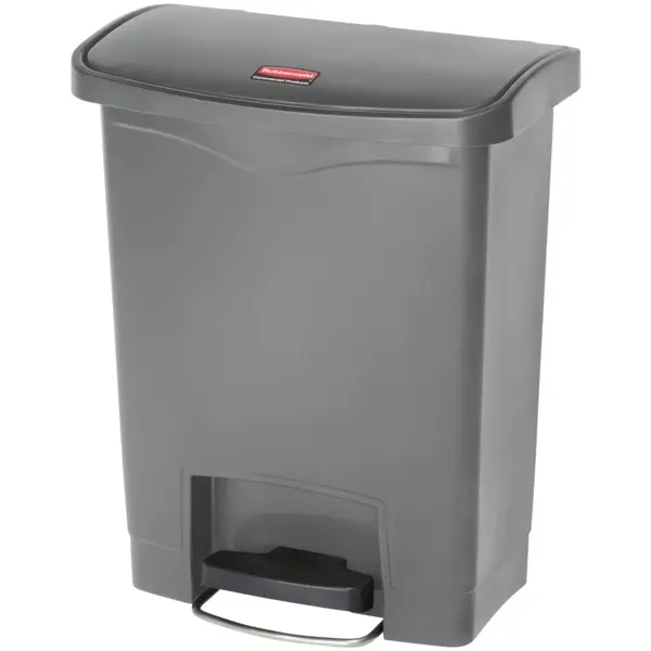 Pedaalemmer | SLIM JIM | Kunststof | Grijs | 30L | Klapdeksel | 425x271x536(h)mm