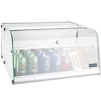 Polar Koelvitrine | G-SERIE | 40L | RVS | +2°C/+6°C | Statisch | 1 Niveau | Zelfbediening | 676x575x357(h)mm