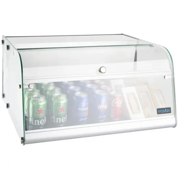 Koelvitrine | G-SERIE | 40L | RVS | +2°C/+6°C | Statisch | 1 Niveau | Zelfbedieining | 676x575x357(h)mm