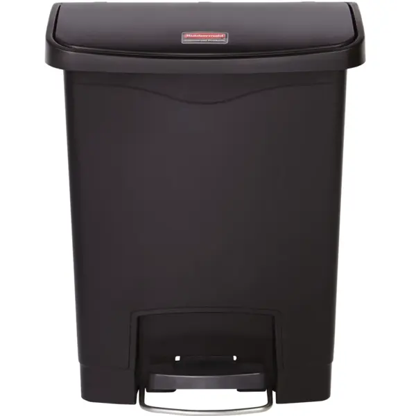 Pedaalemmer | SLIM JIM | Kunststof | Zwart | 30L | Klapdeksel | 425x271x536(h)mm