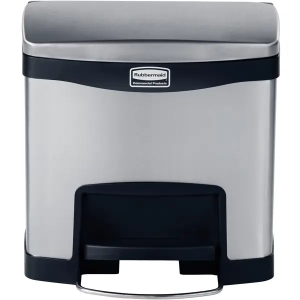 Pedaalemmer | SLIM JIM | RVS | 15L | Klapdeksel | Anti Fingerprint | 396x302x400(h)mm