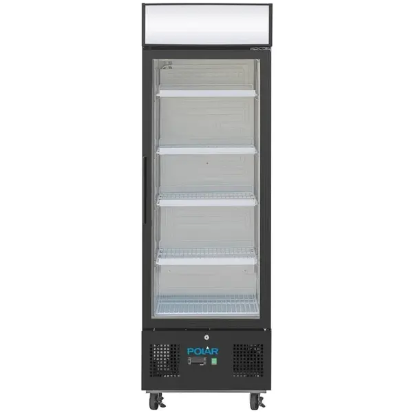 Koelkast | G-SERIE | 218L | Zwart | +2°C/+8°C | Statisch + Ventilator | Wielen (Geremd) | 530x575x1692(h)mm