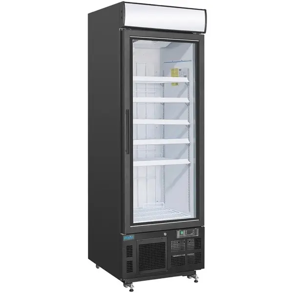 Vrieskast | G-SERIE | 412L | Zwart | -18°C/-22°C | Geforceerd | Wielen (Geremd) | 680x745x1990(h)mm