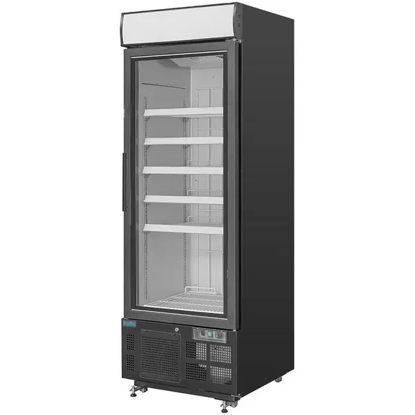 Vrieskast | G-SERIE | 412L | Zwart | -18°C/-22°C | Geforceerd | Wielen (Geremd) | 680x745x1990(h)mm