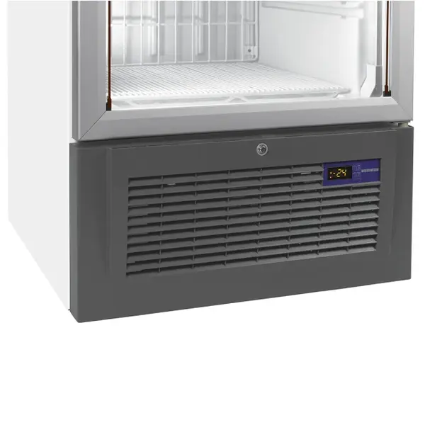 Vrieskast | 461L | Wit/Grijs | -10°C/-25°C | Geforceerd | NoFrost | Temperatuuralarm | Wielen | 670x730x1999(h)mm