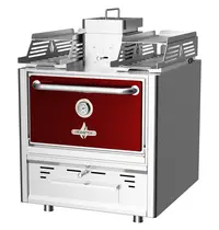 Roaster Grills Houtskooloven | R-SERIES | 250°C/350°C | Maaltijdproductie 95/u | Brandduur 9u (10-12kg Houtskool) | 785x777x1095(h)mm