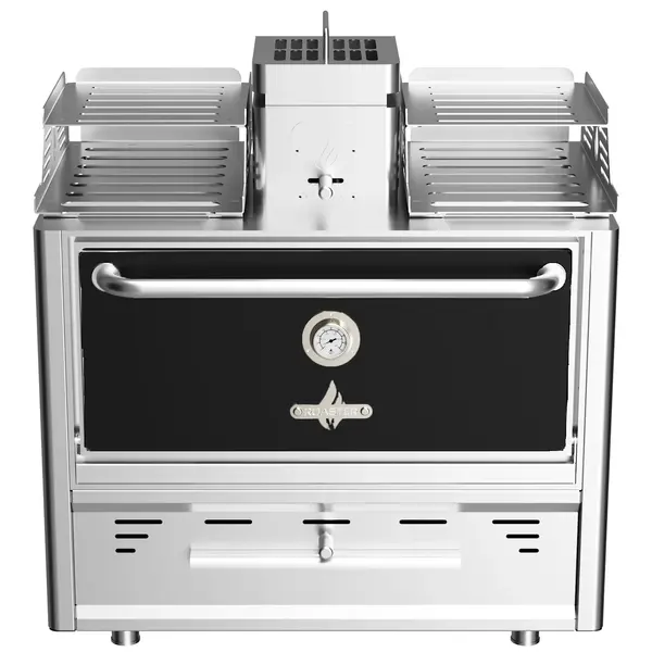 Houtskooloven | R-SERIES | 250°C/350°C | Maaltijdproductie 95/u | Brandduur 9u (10-12kg Houtskool) | 985x577x1095(h)mm