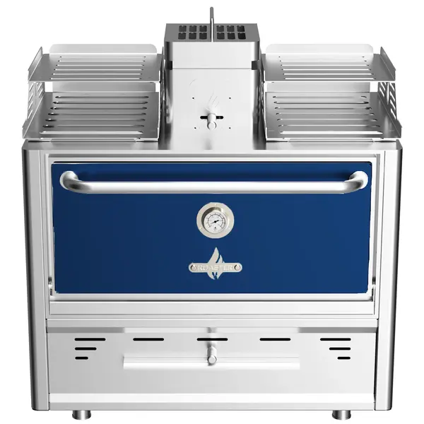 Houtskooloven | R-SERIES | 250°C/350°C | Maaltijdproductie 95/u | Brandduur 9u (10-12kg Houtskool) | 985x577x1095(h)mm