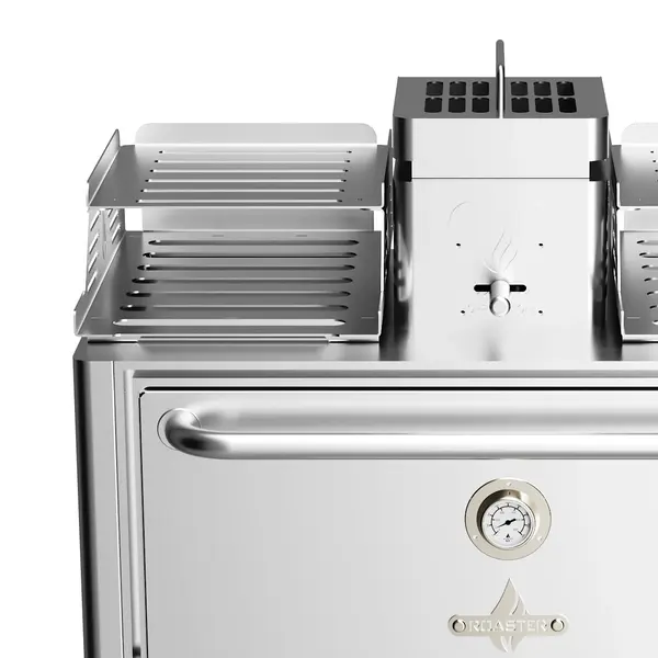 Houtskooloven | R-SERIES | 250°C/350°C | Maaltijdproductie 95/u | Brandduur 9u (10-12kg Houtskool) | 985x577x1095(h)mm