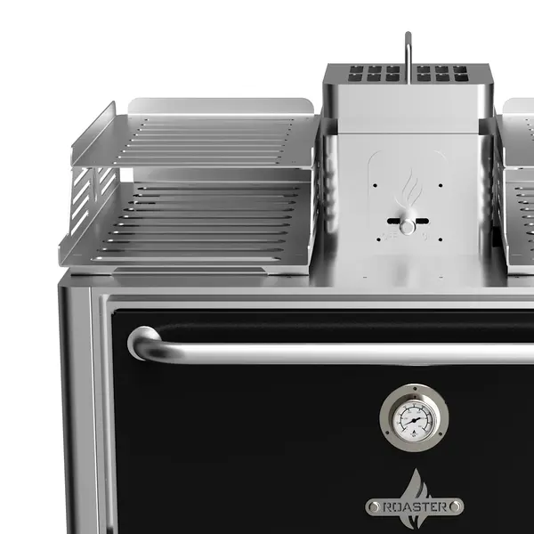 Houtskooloven | R-SERIES | 250°C/350°C | Maaltijdproductie 110/u | Brandduur 9u (15-17kg Houtskool) | 985x777x1095(h)mm