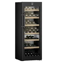 Liebherr Wijnklimaatkast | VINIDOR | 131x 75cl | Zwart | 2 Zones | +5°C/+20°C | Geforceerd | Touchscreen + App | Temperatuur-/Deuralarm | Wielen | 597x675x1654(h)mm