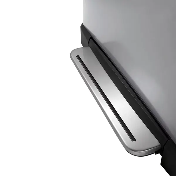 Pedaalemmer | E-CUBE | RVS | 50L | Klapdeksel | Anti Fingerprint | 500x345x650(h)mm