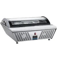 Polar Opzetkoelvitrine | G-SERIE | 4x 1/3 GN | 0°C/+12°C | Statisch | 767x612x328(h)mm