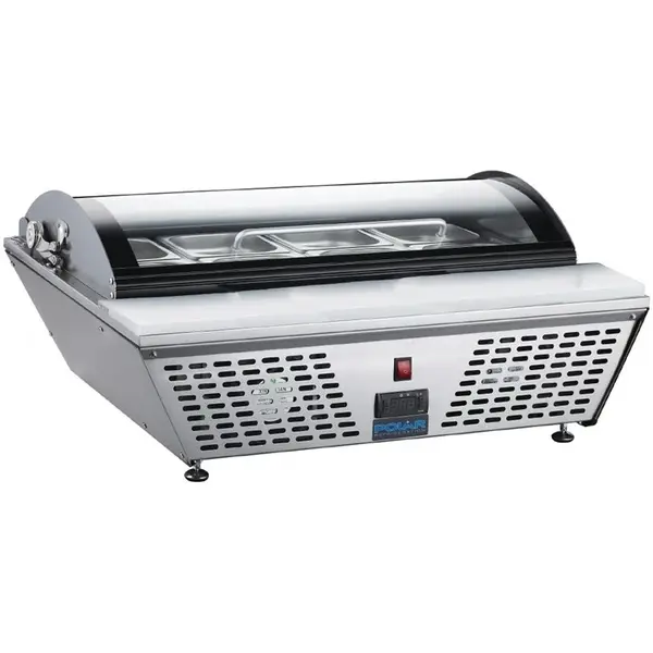 Opzetkoelvitrine | G-SERIE | 4x 1/3 GN | 0°C/+12°C | Statisch | 767x612x328(h)mm