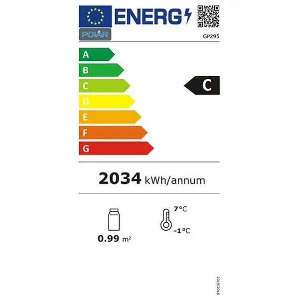 Koelvitrine | G-SERIE | 390L | RVS | +2°C/+10°C | Geforceerd | 4 Niveaus | Zelfbediening | Wielen | 918x792x1450(h)mm