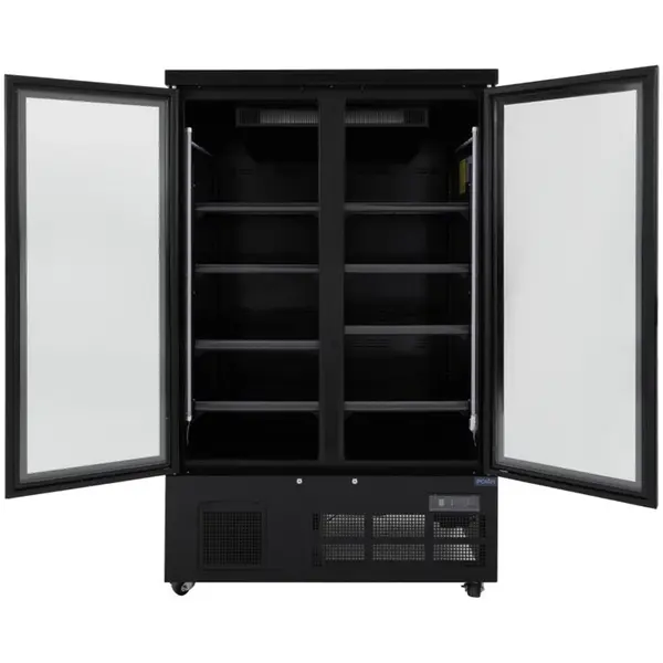 Koelkast | G-SERIE | 744L | Zwart | +2°C/+8°C | Geforceerd | Draaideuren | Wielen (Geremd) | RGB LED | 1220x764x1963(h)mm