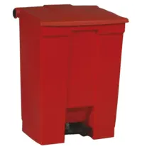 Rubbermaid Pedaalemmer | CLASSIC | Kunststof | Rood | 68.1L | Klapdeksel | HACCP | 502x410x673(h)mm 