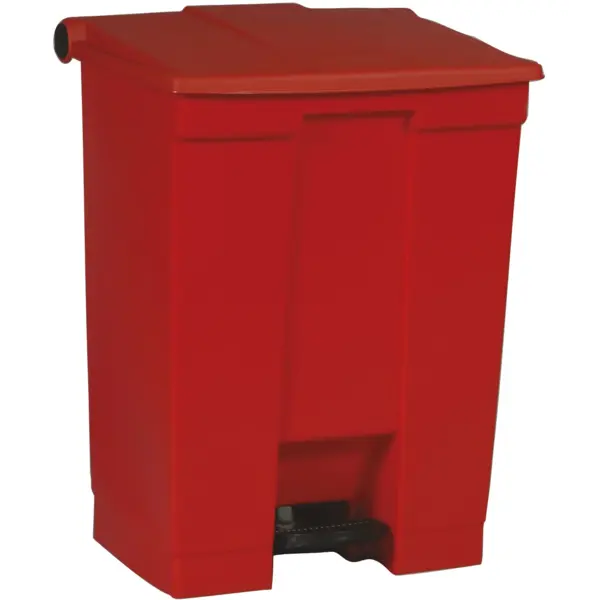 Pedaalemmer | CLASSIC | Kunststof | Rood | 68.1L | Klapdeksel | HACCP | 502x410x673(h)mm