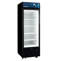 Liebherr Vrieskast | 461L | Zwart | -10°C/-25°C | Geforceerd | NoFrost | Temperatuuralarm | Wielen | 670x730x1957(h)mm