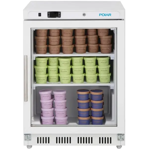 Vrieskast | C-SERIE | 129L | Wit | -18°C/-22°C | Statisch | Wielen | 600x585x855(h)mm