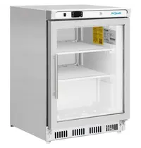 Polar Vrieskast | C-SERIE | 129L | RVS | -18°C/-22°C | Statisch | Wielen | 600x585x855(h)mm