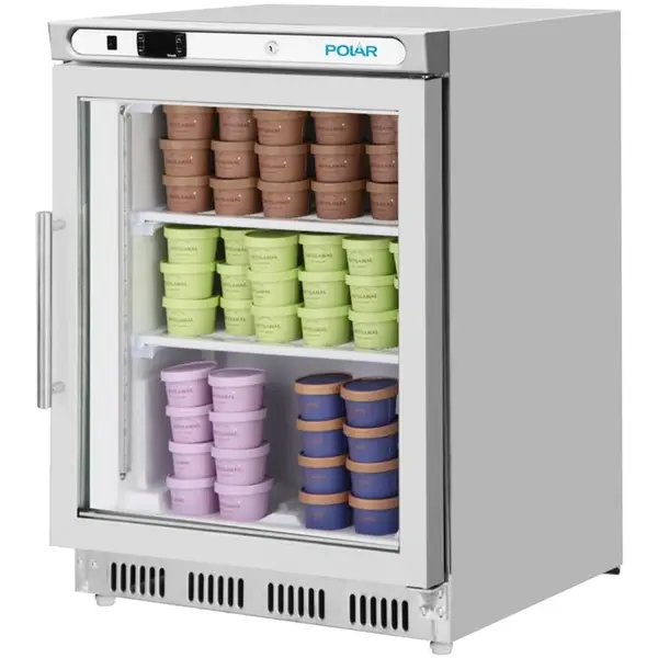 Vrieskast | C-SERIE | 129L | RVS | -18°C/-22°C | Statisch | Wielen | 600x585x855(h)mm